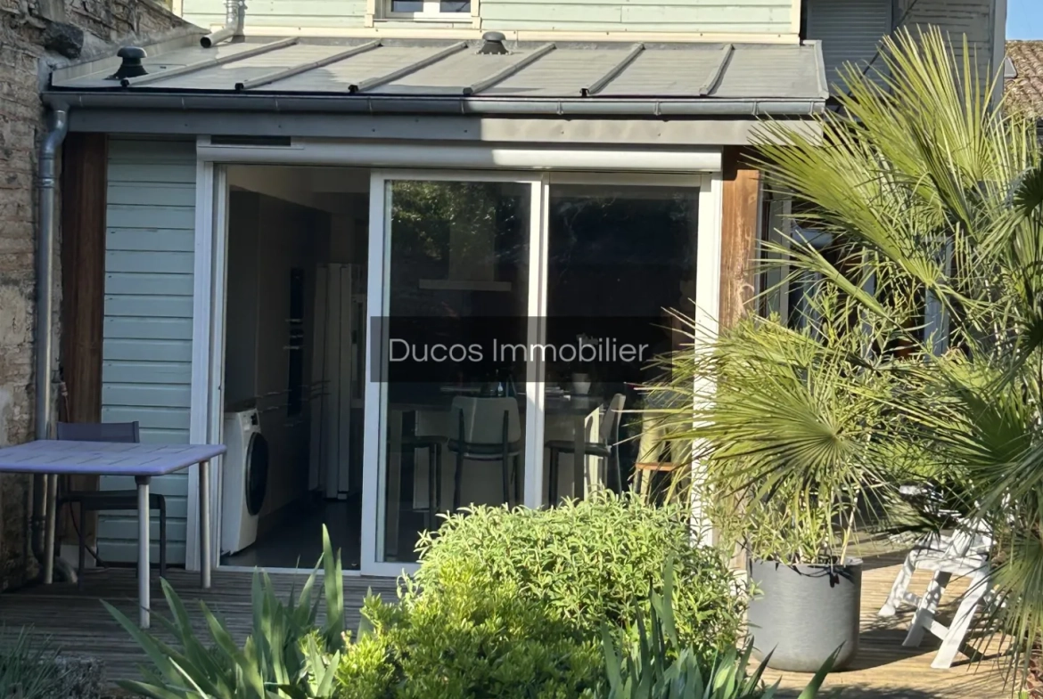 Magnifique maison rénovée avec terrasse et jardin à Marmande 