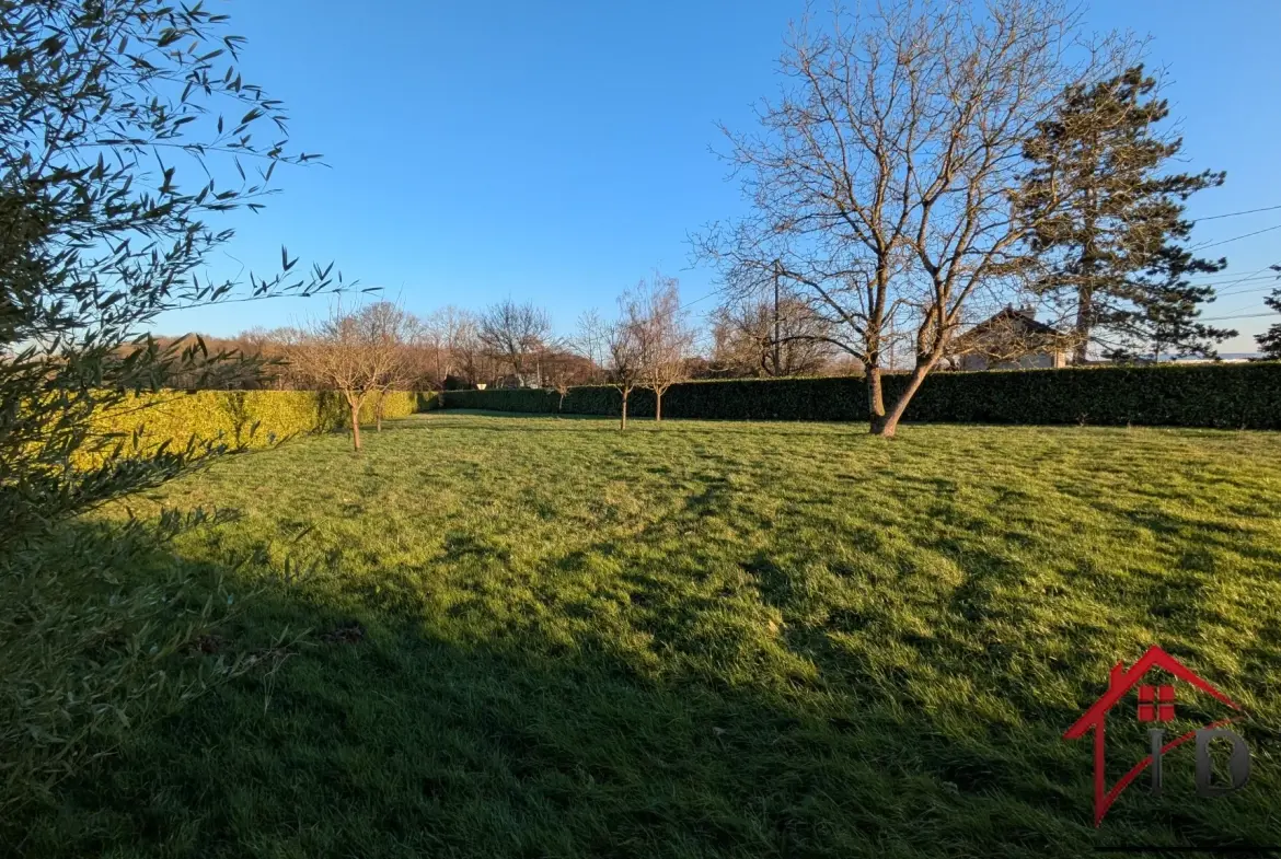 Maison indépendante avec dépendances et grand jardin à Pierre de Bresse : idéale artisan ou famille 