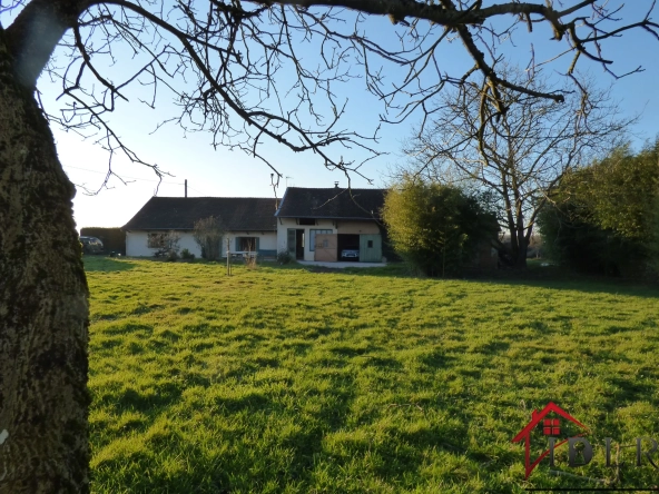 Maison indépendante avec dépendances et grand jardin à Pierre de Bresse : idéale artisan ou famille 