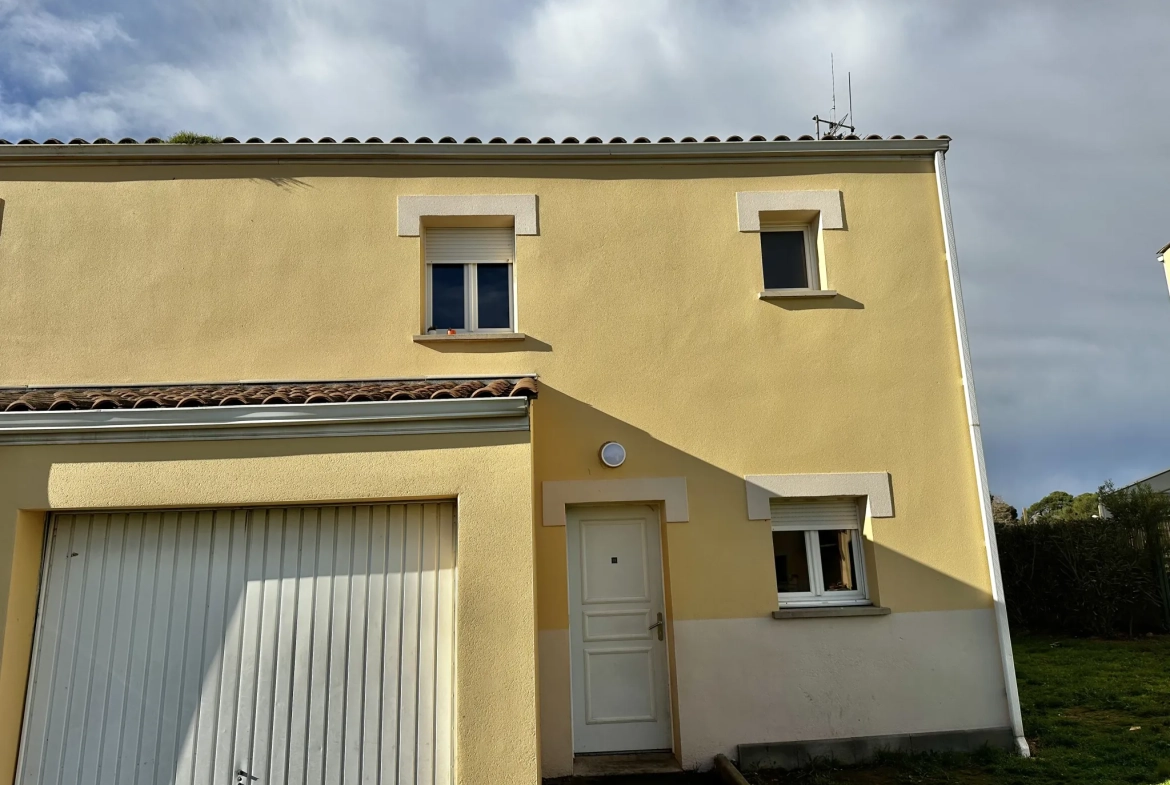 Maison à vendre à Capendu avec 3 chambres, garage et location en cours – proche toutes commodités 