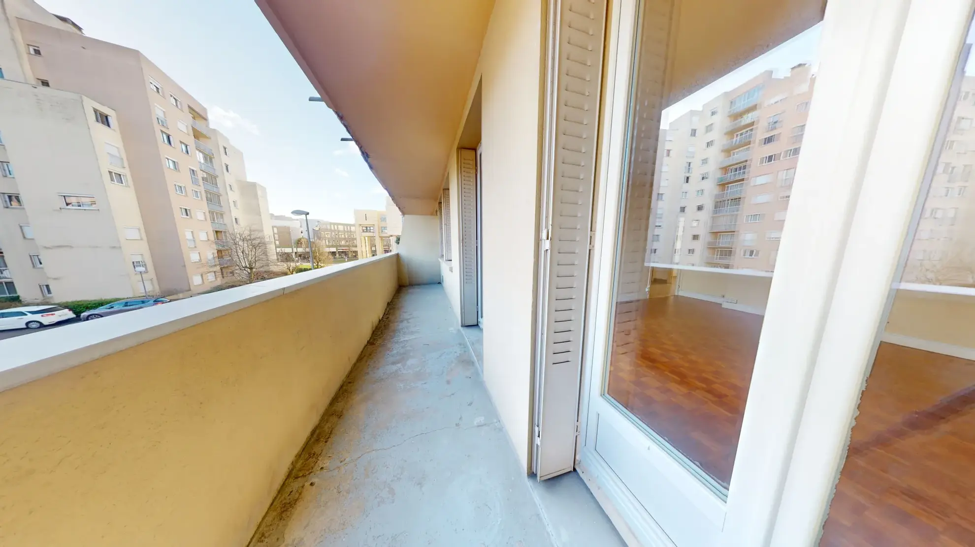 Appartement 3 pièces lumineux avec balcon, garage et cave à Dijon 