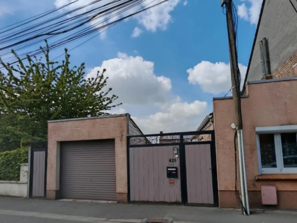 Plain-pied semi-individuel à vendre à Hénin-Beaumont - Jardinet et garage