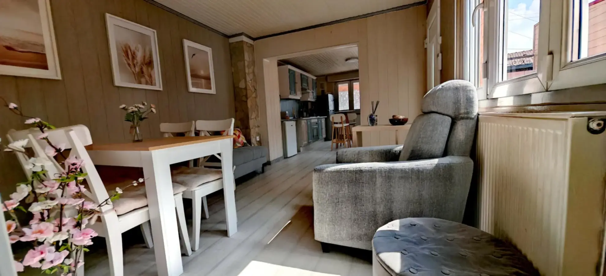 Plain-pied semi-individuel à vendre à Hénin-Beaumont - Jardinet et garage 