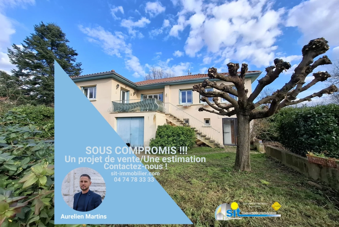 Maison à Vernioz avec Studio indépendant, garage et jardin de 2003 m² 