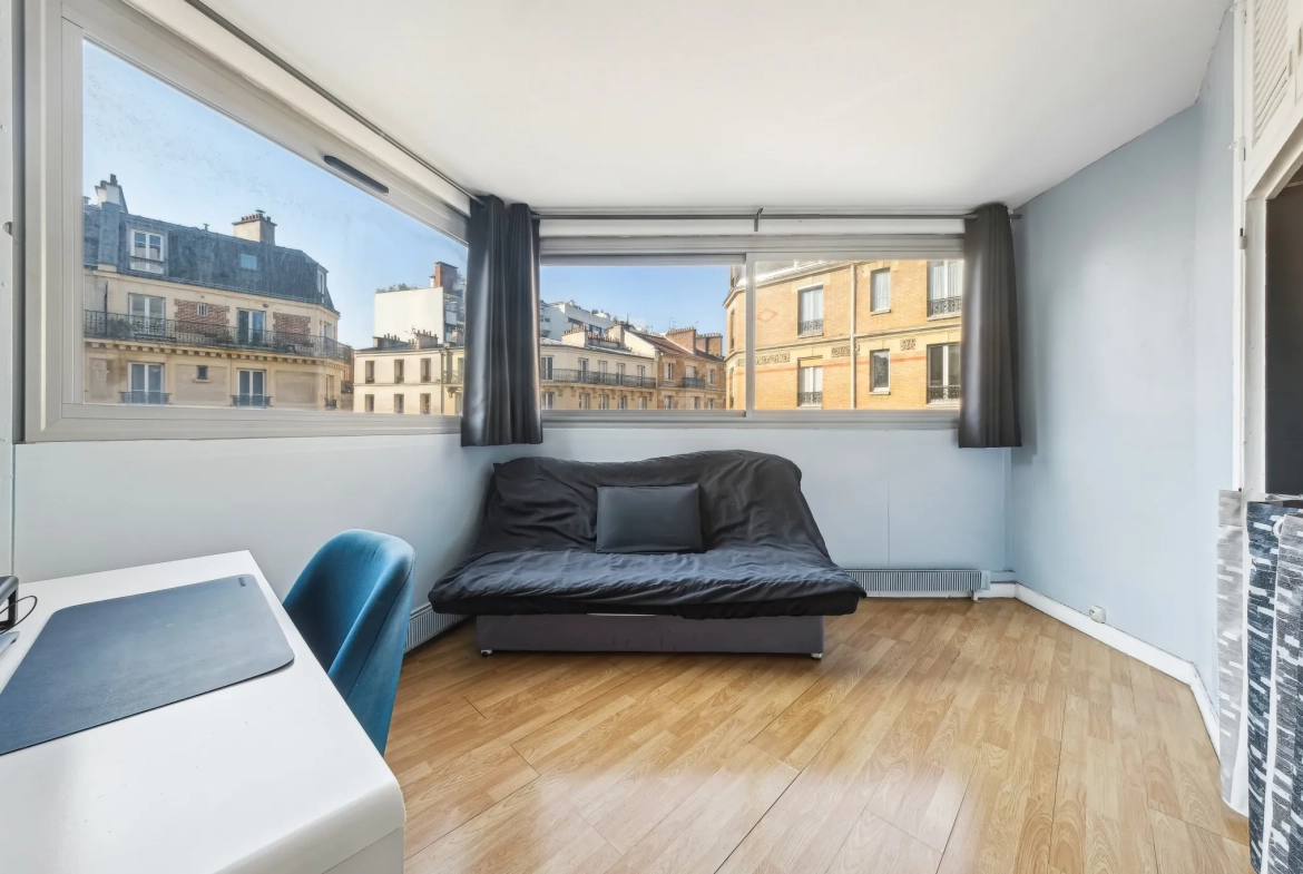 Appartement T1 de 17 m² à vendre à Paris 15 - Quartier Vaugirard 