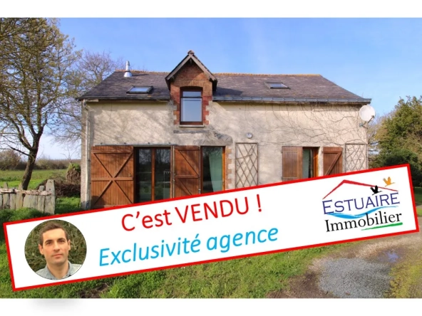Maison indépendante avec 3 chambres et grand jardin en campagne de Saffré