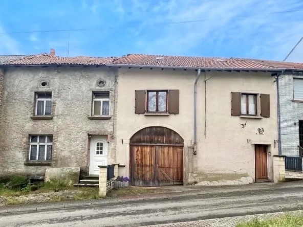 Maison F5 à vendre à Rémering, proche commodités, 3 chambres, chauffage pellets, terrasse