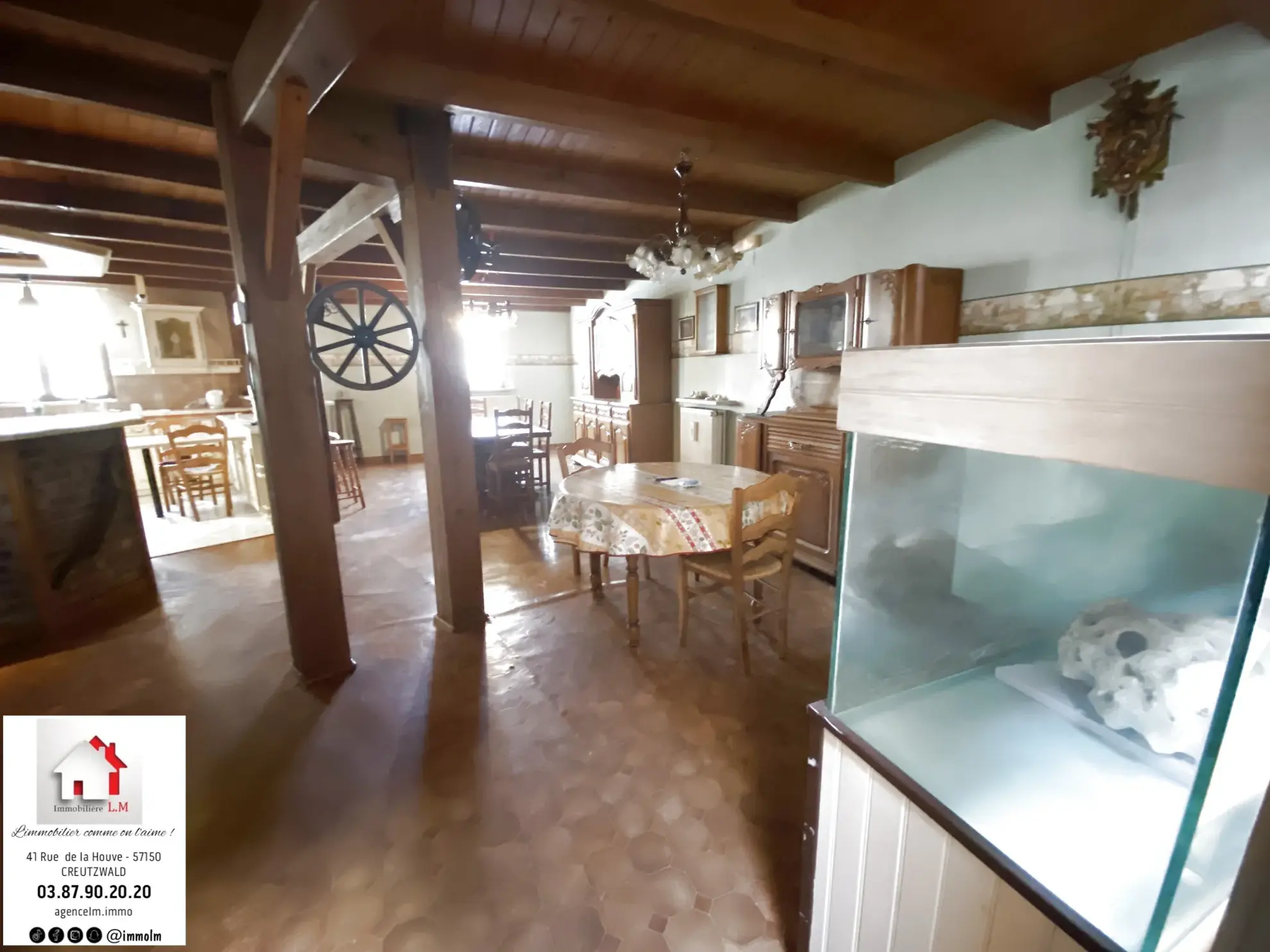 Maison F5 à vendre à Rémering, proche commodités, 3 chambres, chauffage pellets, terrasse 