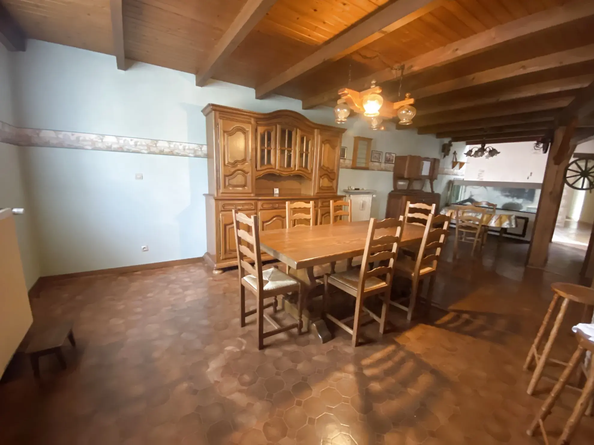 Maison F5 à vendre à Rémering, proche commodités, 3 chambres, chauffage pellets, terrasse 
