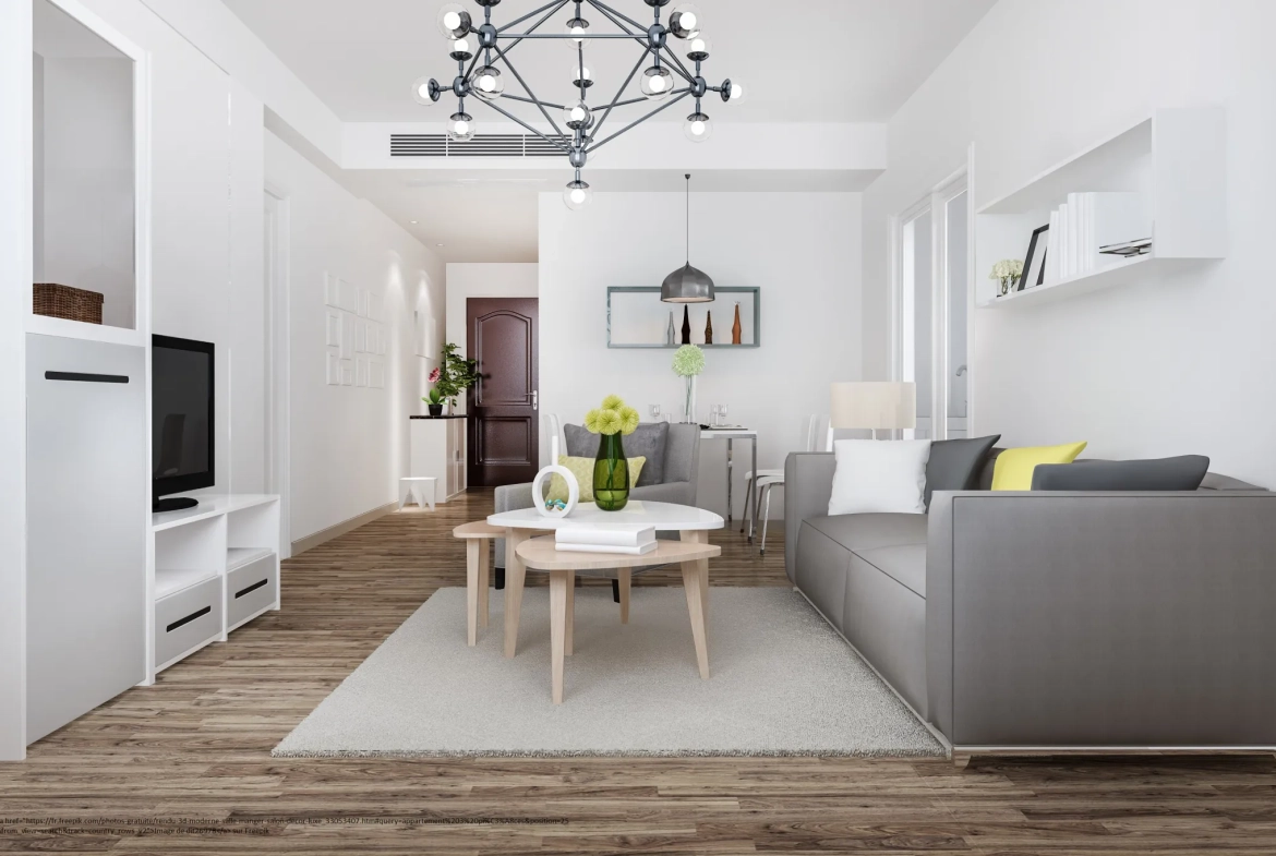 Appartement 4 pièces avec terrasse orientée sud proche Caen et la mer 