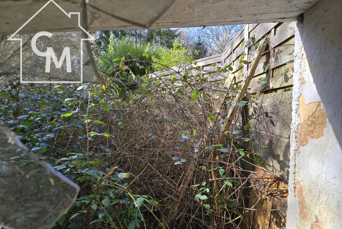 Maison à rénover avec jardin à Celle-Lèvescault (86) 