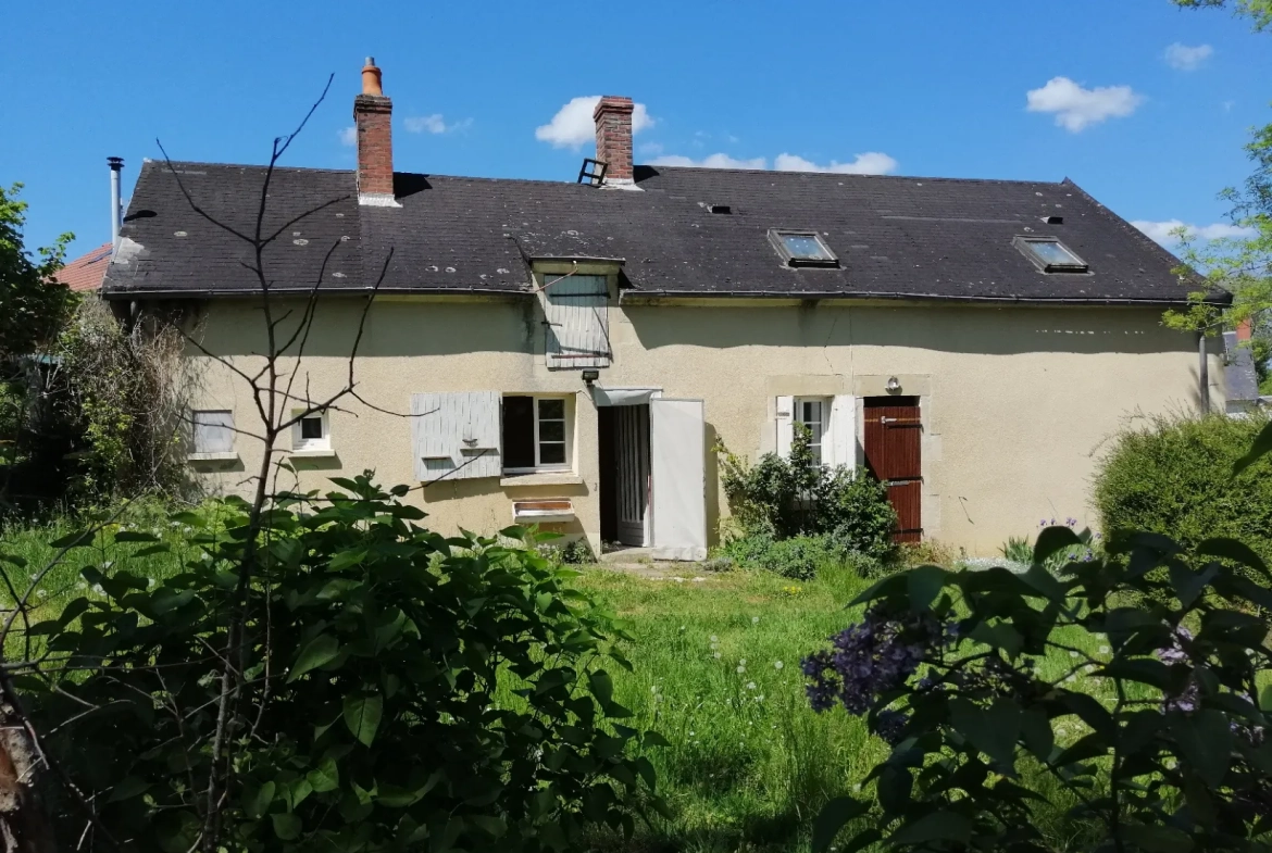 Ancienne fermette à vendre à Parigny les Vaux (58), 1408 m² de terrain 
