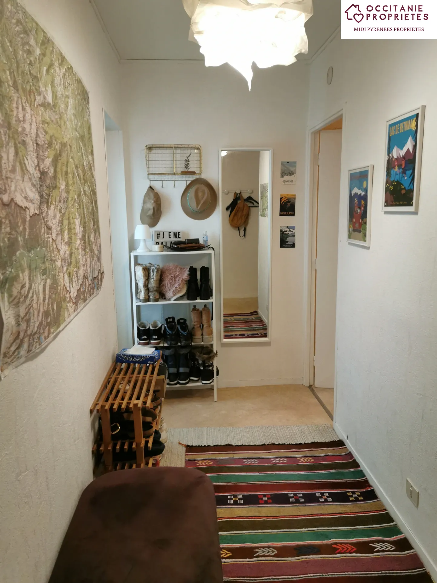 Appartement lumineux de 79 m² avec balcon et vue montagne à Couflens 
