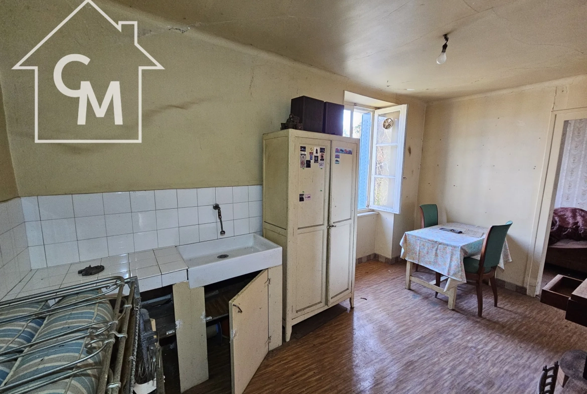 Maison 2 niveaux avec jardin, garage à La Châtre 36400 