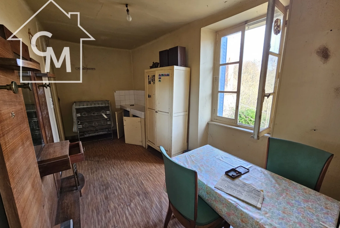 Maison 2 niveaux avec jardin, garage à La Châtre 36400 