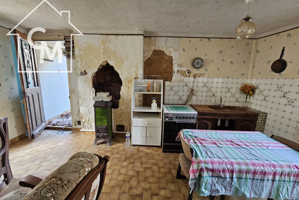 Maison 2 niveaux avec jardin, garage à La Châtre 36400 