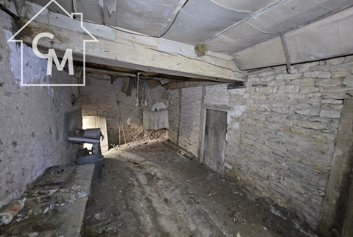 Maison 2 niveaux avec jardin, garage à La Châtre 36400 
