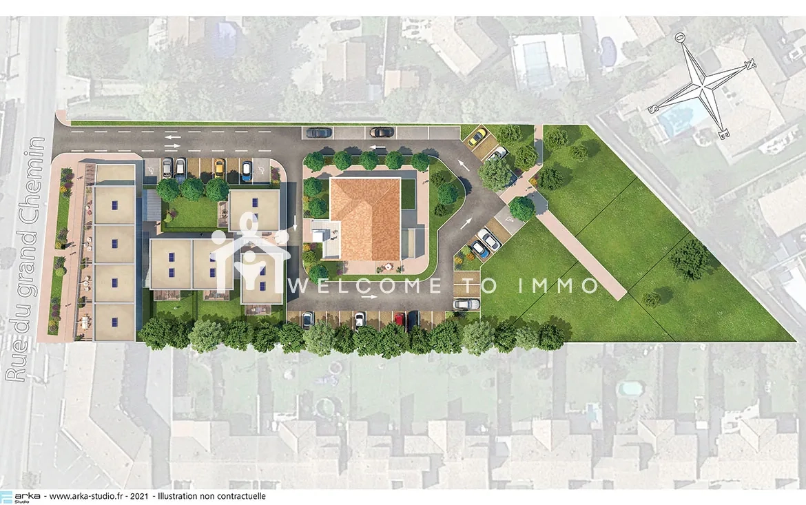 Appartement T3 neuf à Clavette proche La Rochelle avec extérieur et parking 
