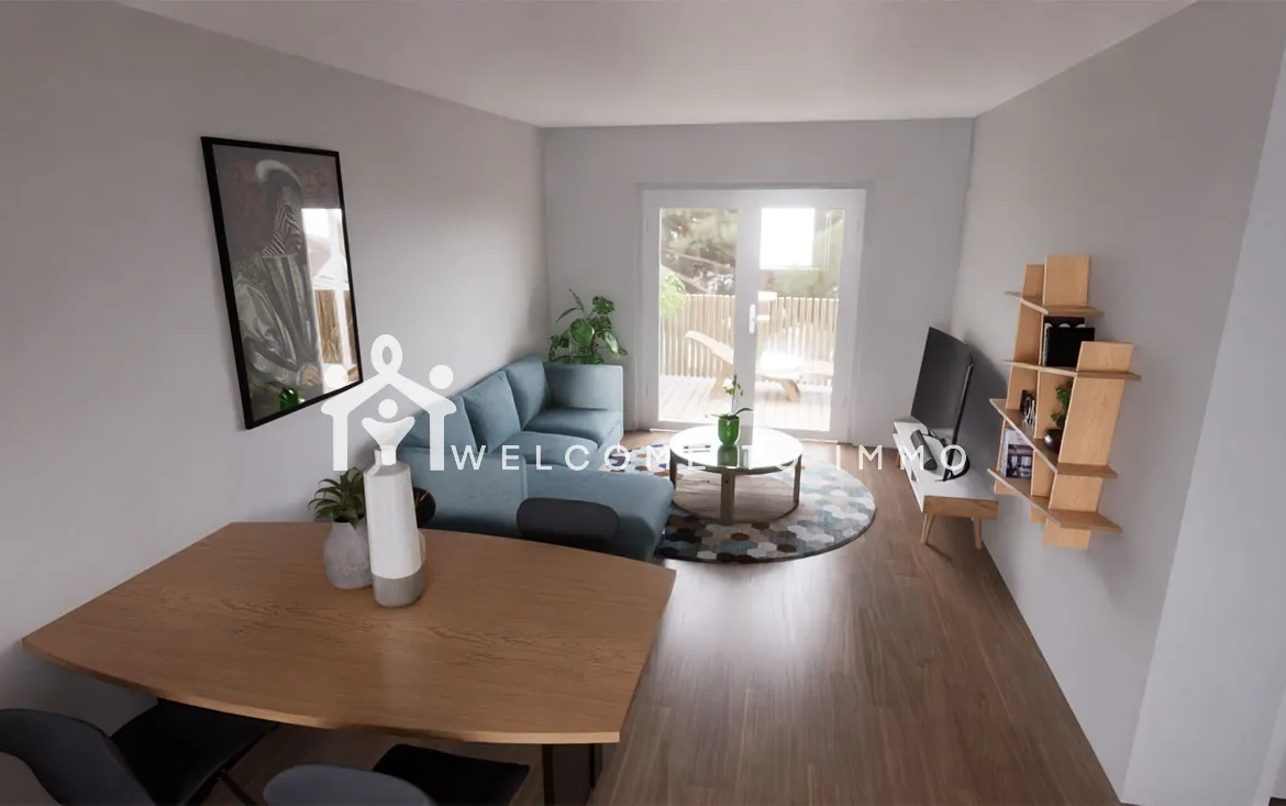 Appartement T3 neuf à Clavette proche La Rochelle avec extérieur et parking 