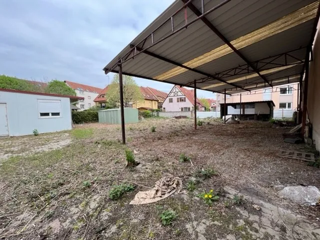 Terrain constructible de 6 ares en plein centre de Schiltigheim 