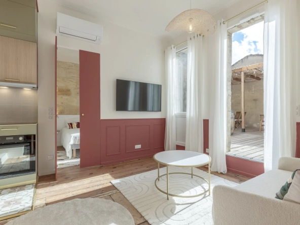 Superbe appartement avec grande terrasse à Bordeaux dans le quartier des Chartrons 