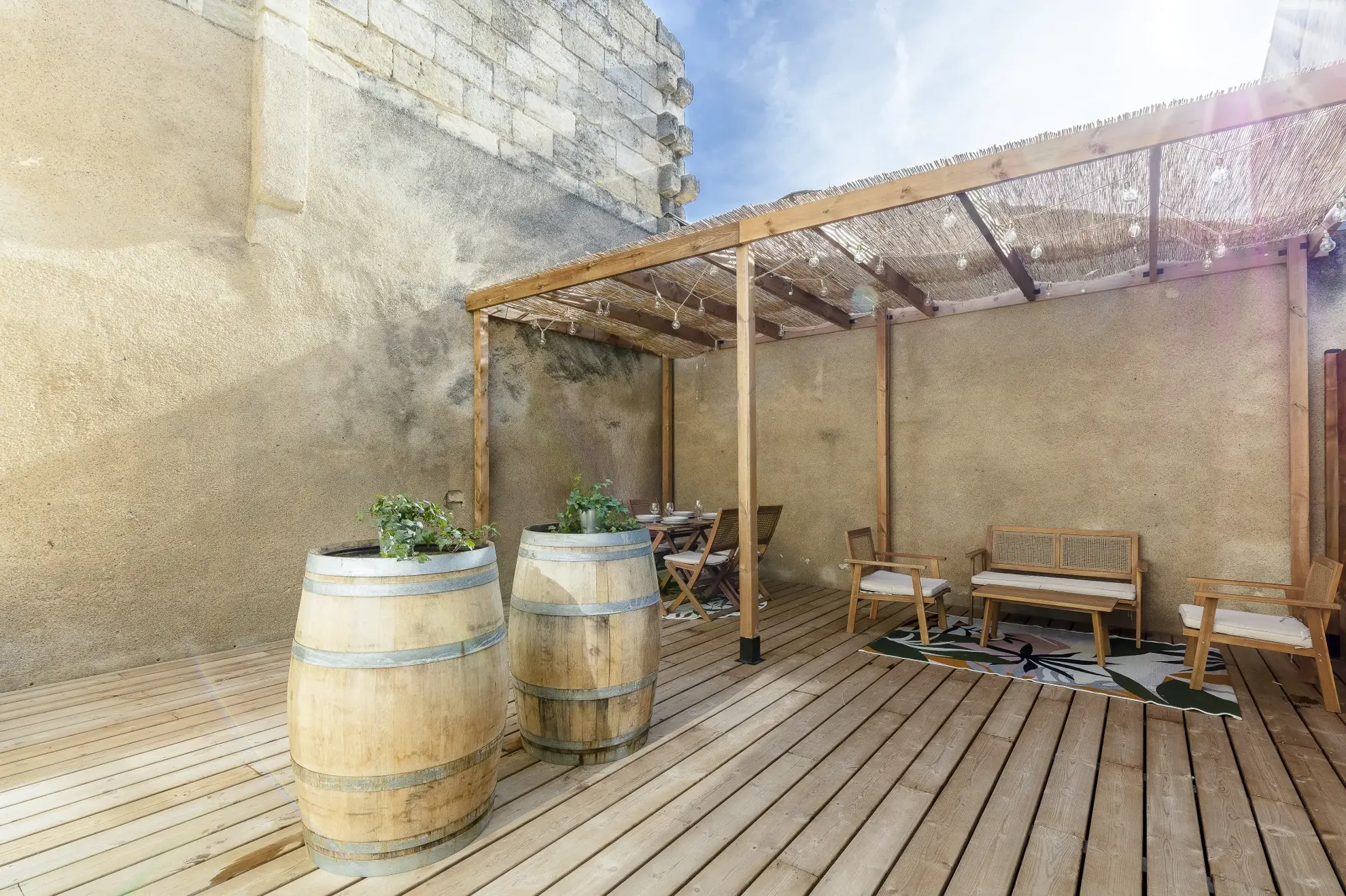 Superbe appartement avec grande terrasse à Bordeaux dans le quartier des Chartrons 