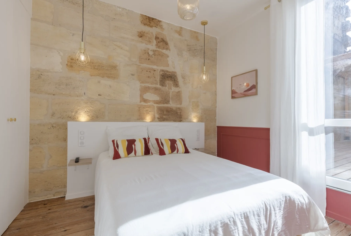 Superbe appartement avec grande terrasse à Bordeaux dans le quartier des Chartrons 