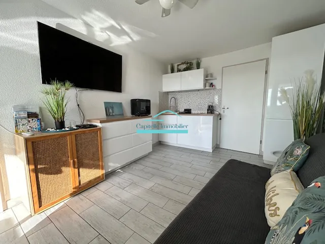 Appartement T2 avec Terrasse et Parking à Frontignan Plage, Vue Mer 