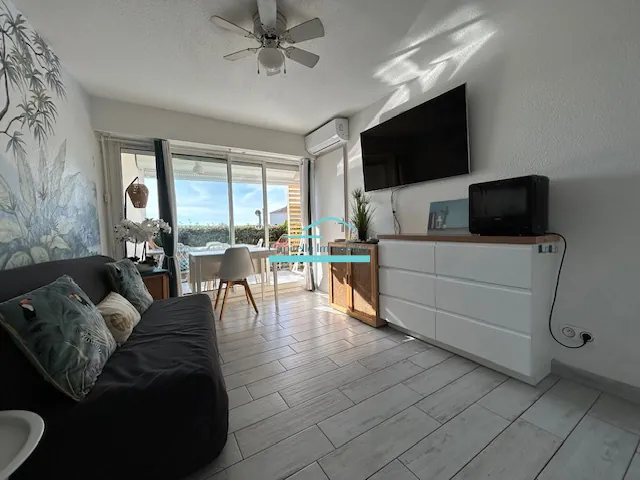 Appartement T2 avec Terrasse et Parking à Frontignan Plage, Vue Mer 