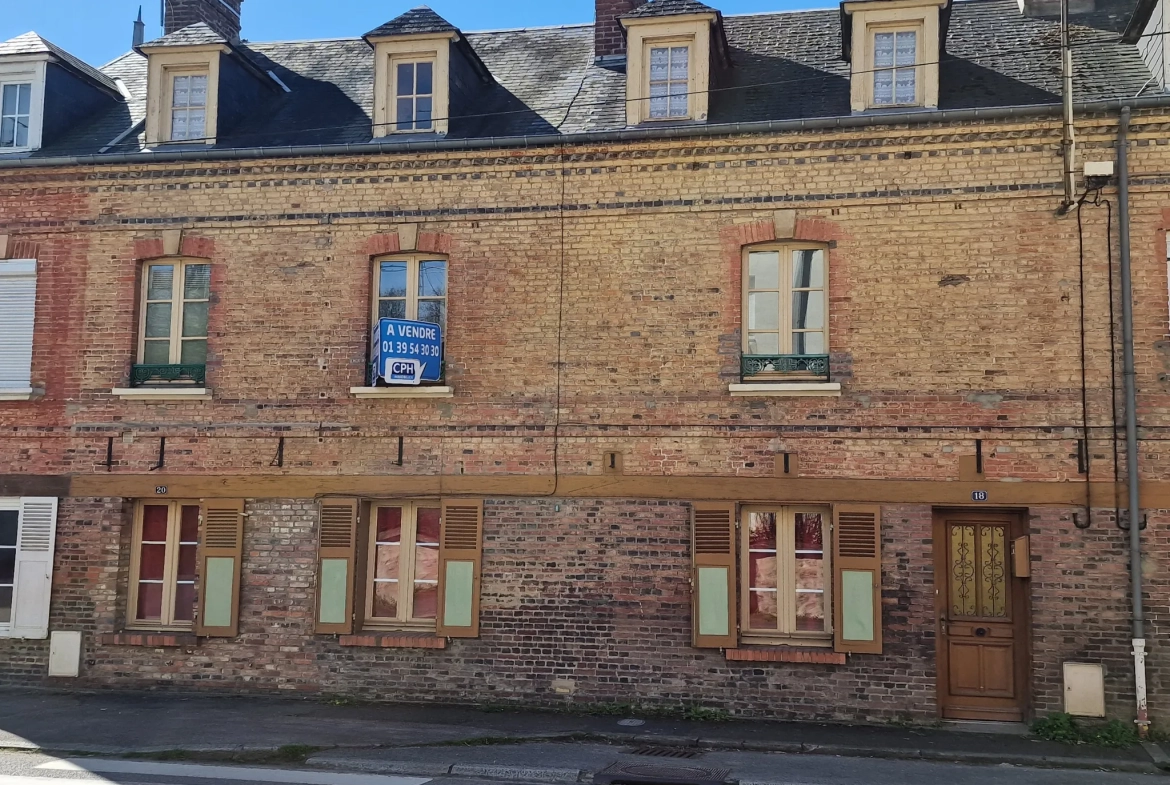 Charmante maison en briques avec potentiel d’agrandissement à Vimoutiers 