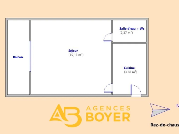 Studio de 21,08 m² à Bandol avec terrasse et double parking 