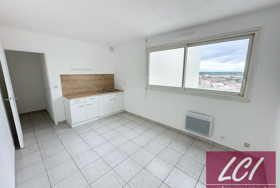 Studio à vendre avec vue dégagée sur le Bassin à Arcachon 