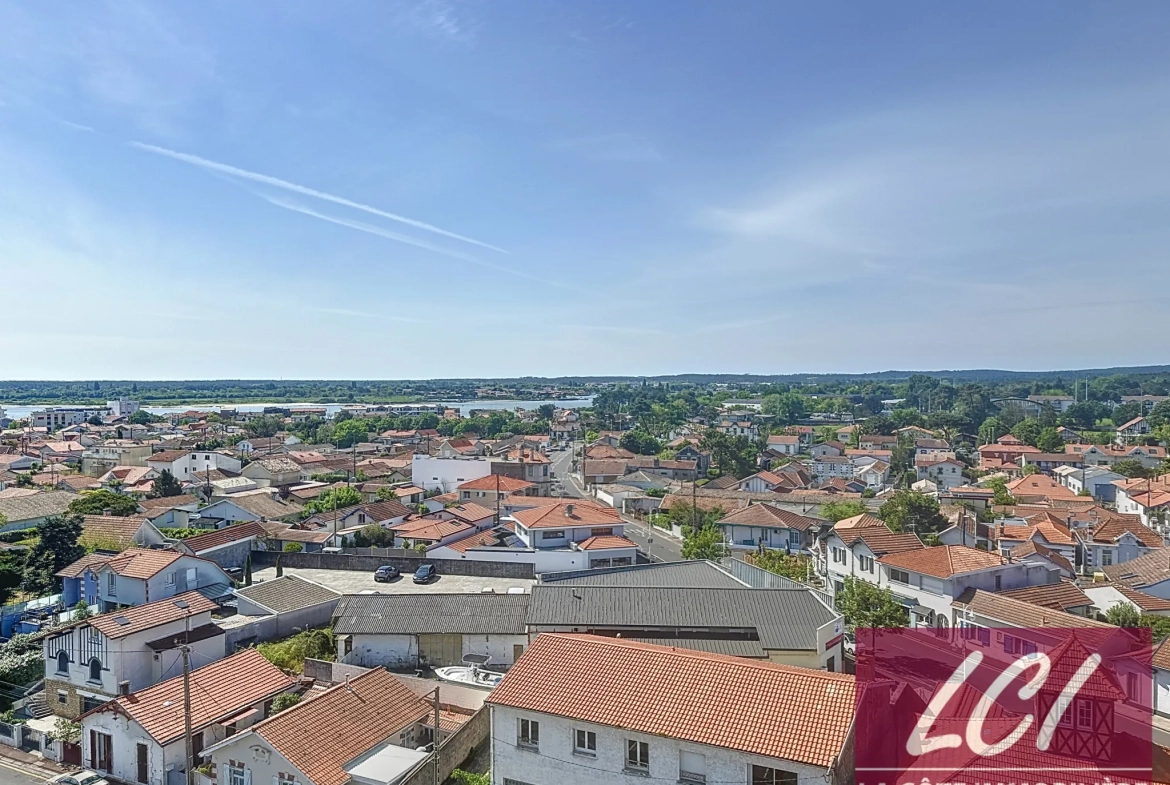 Studio à vendre avec vue dégagée sur le Bassin à Arcachon 