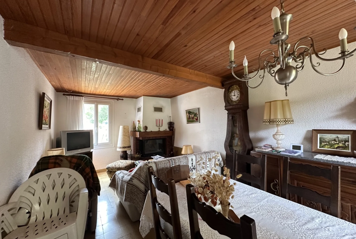 Maison lumineuse avec terrasse et terrain arboré à Montferrer 