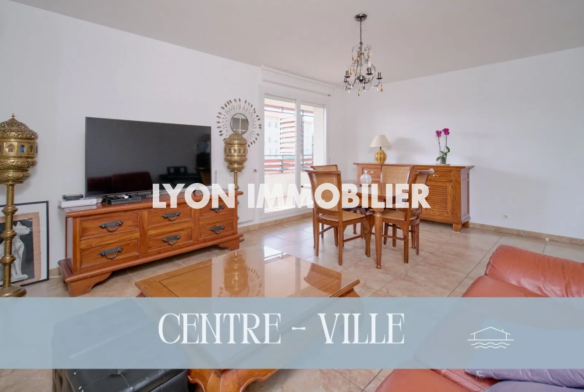 Appartement 4 pièces avec terrasse à Mions centre - Vue dégagée 