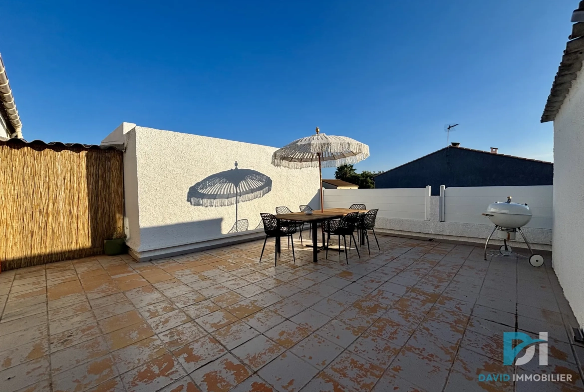 Appartement rénové de 86m² avec deux terrasses à Agde 