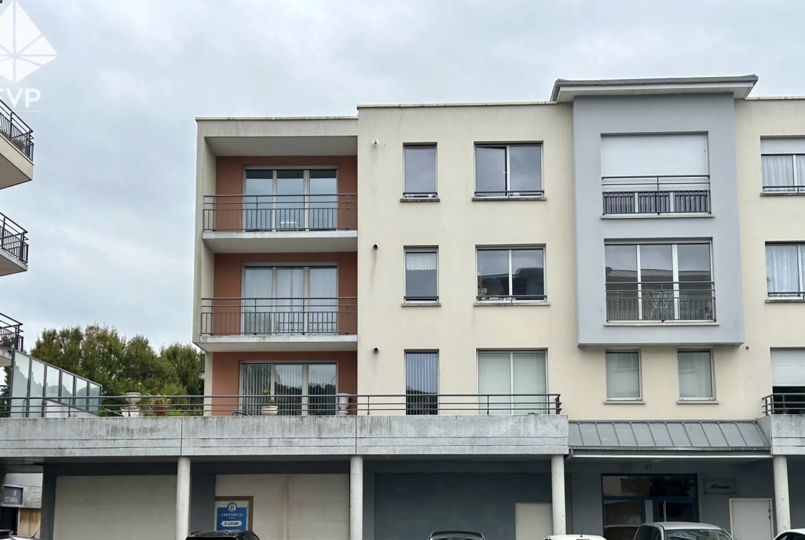 Appartement T3 à Fécamp avec terrasse, parking et emplacement central, idéal pour investissement ou habitation 