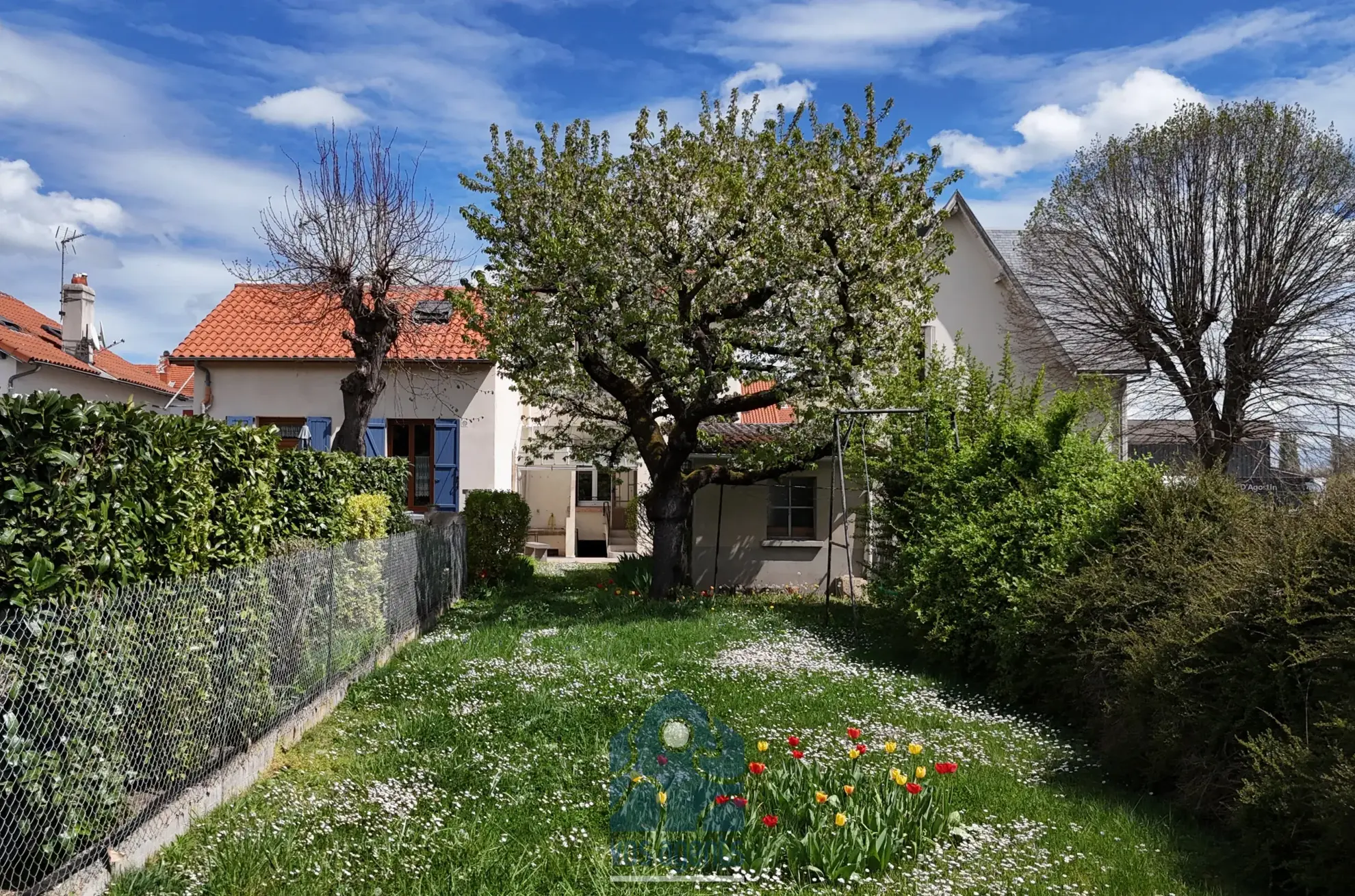 Maison 4 pièces avec garage, sous-sol et jardin à Riom 