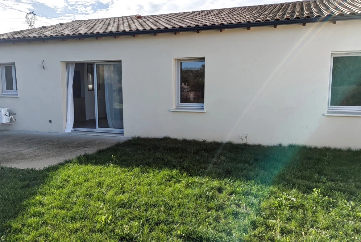Maison neuve de plain-pied à Magne - 3 chambres avec garage et vue nature 