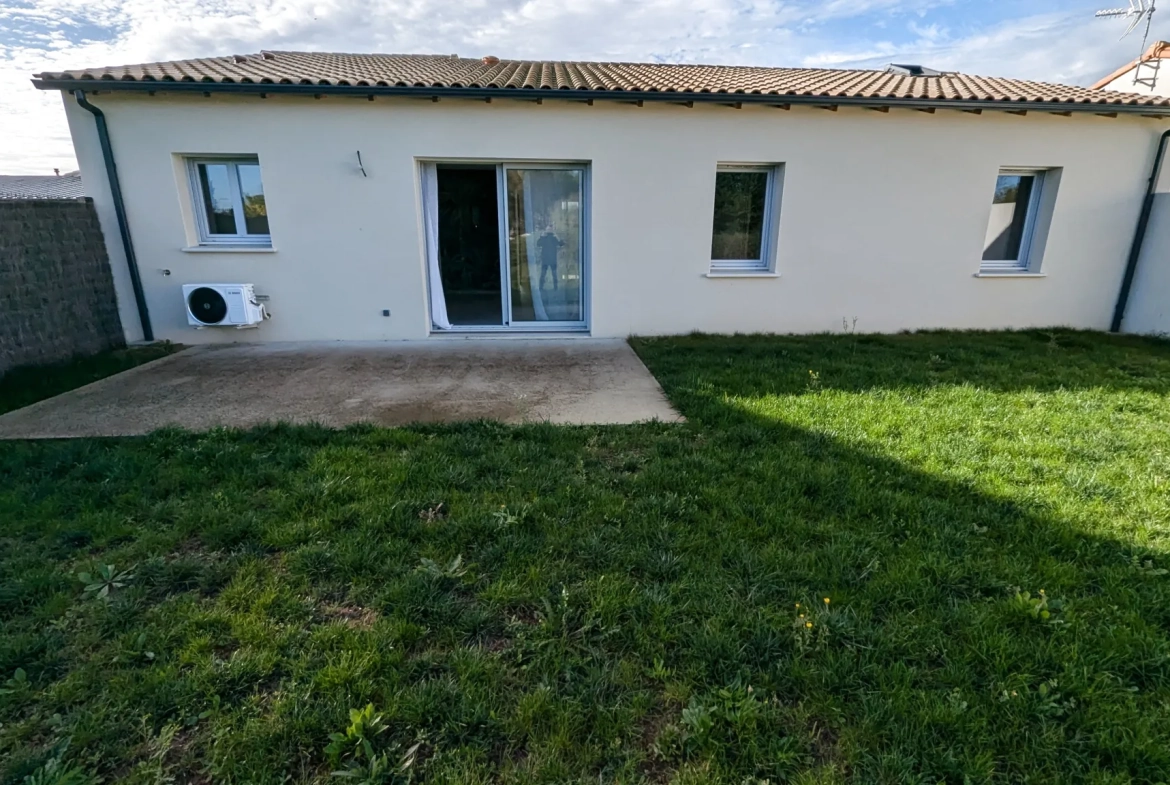 Maison neuve de plain-pied à Magne - 3 chambres avec garage et vue nature 