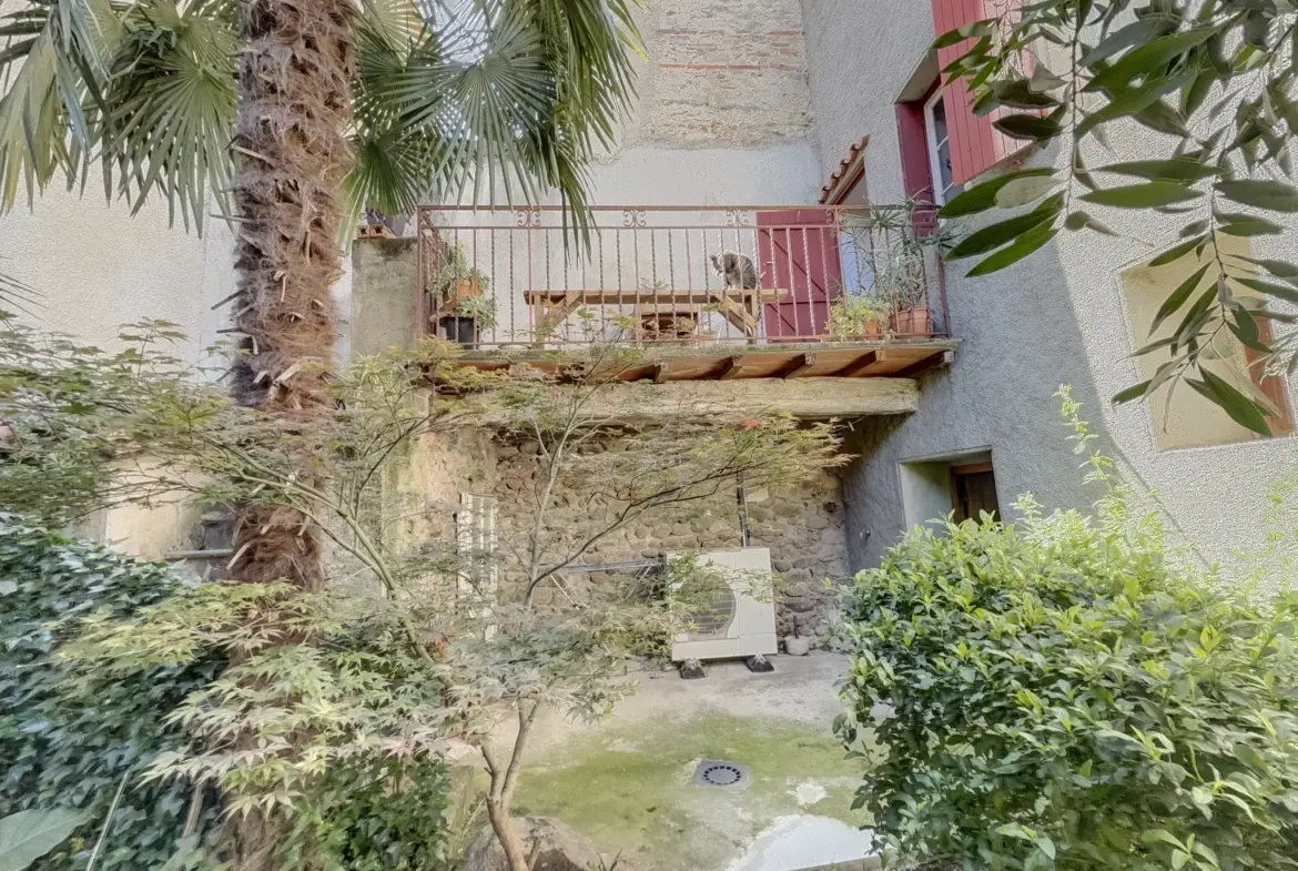 Maison de village à Céret avec garage, terrasse et potentiel de rénovation 