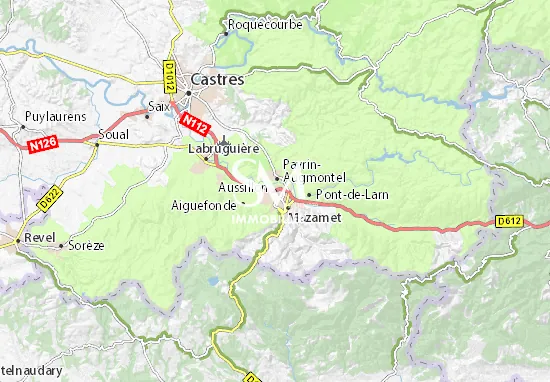 Terrain constructible à vendre à Aussillon dans le Tarn (81) - 589 m² 