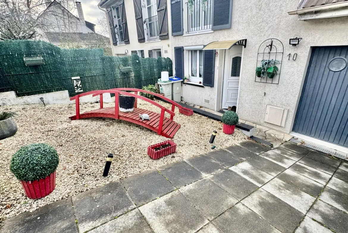 Belle maison de 100 m² avec jardin à Mantes la Ville – Proche A13 et écoles 