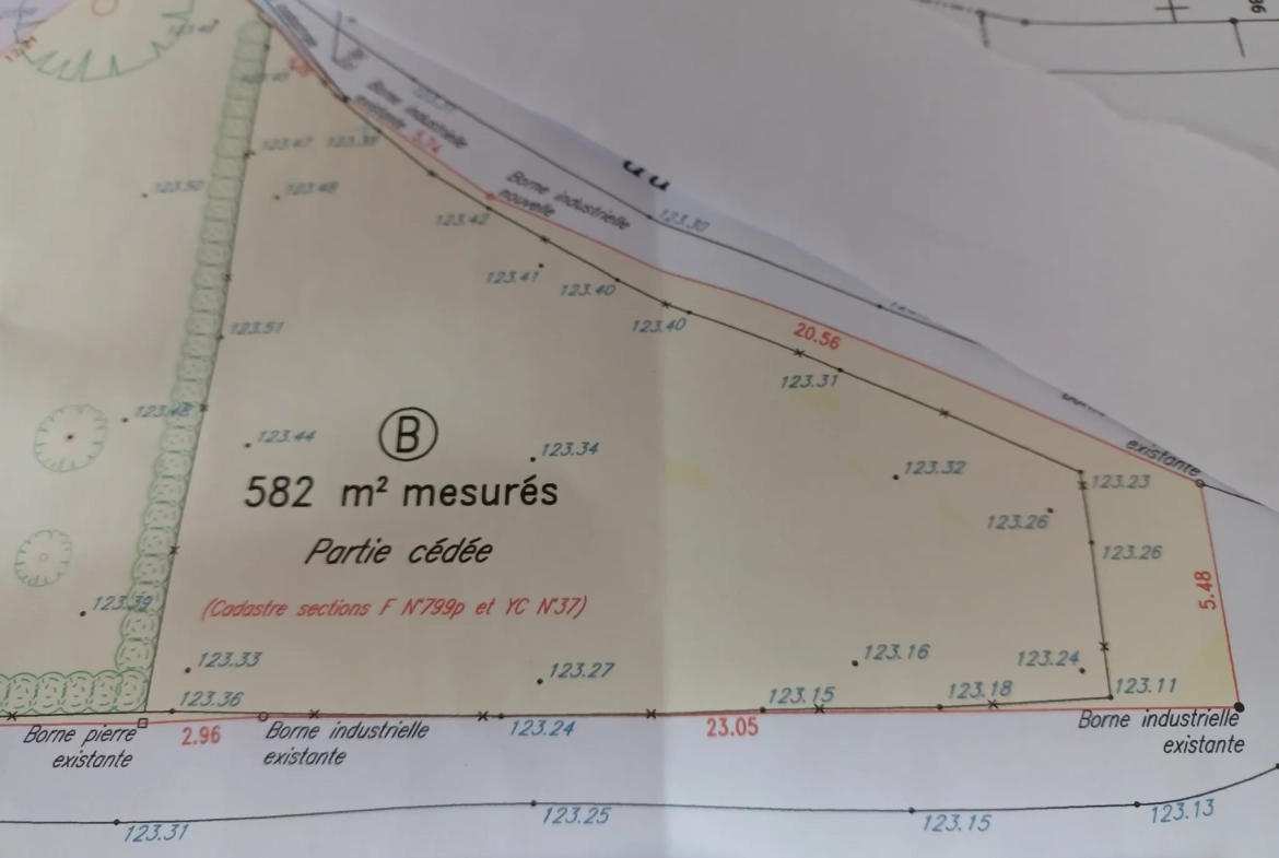 Terrain à bâtir de 582 m² à Egreville, proche Némours, environment calme, vue champêtre 