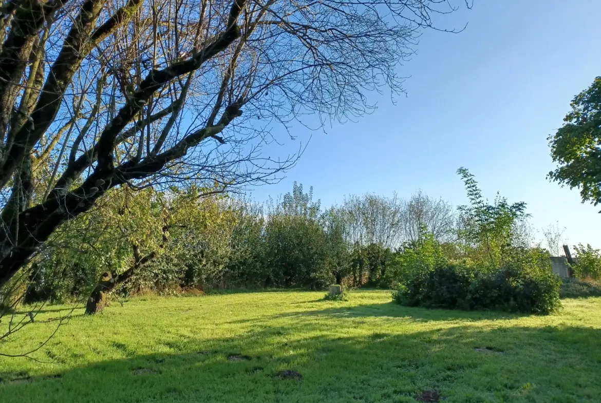 Terrain à bâtir de 582 m² à Egreville, proche Némours, environment calme, vue champêtre 