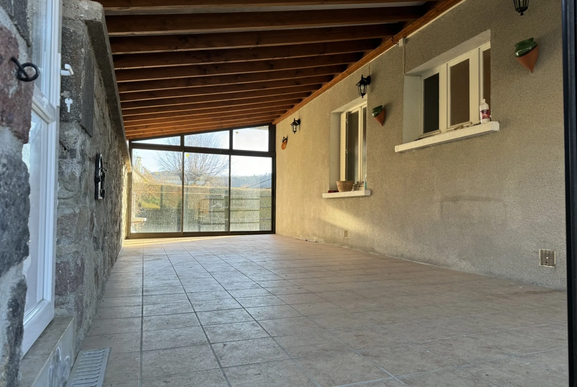 Achat maison à Marmanhac - 127 m² avec véranda, terrasse sud 