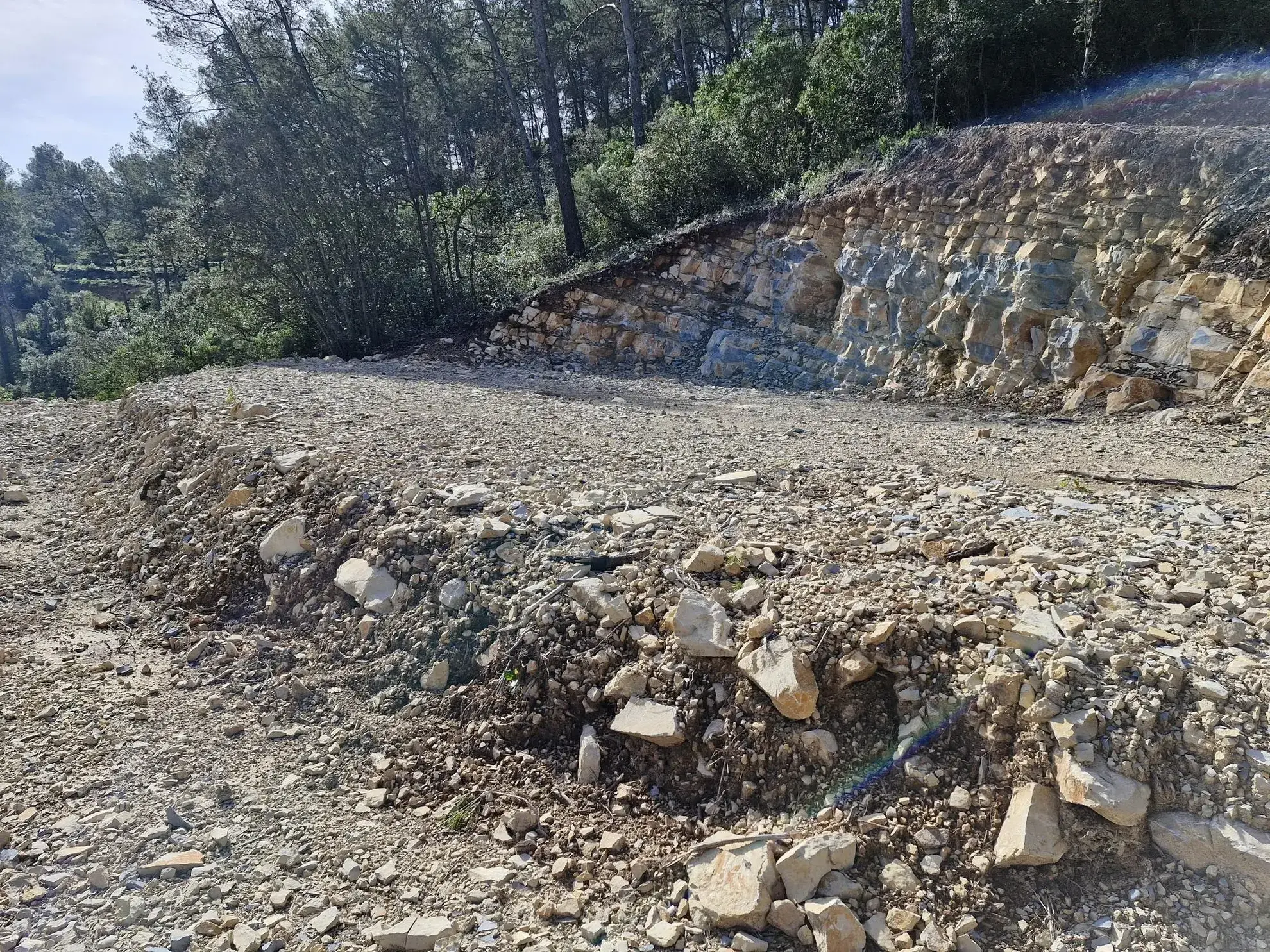 Terrain constructible de 1514 m² à Belgentier avec permis de construire 