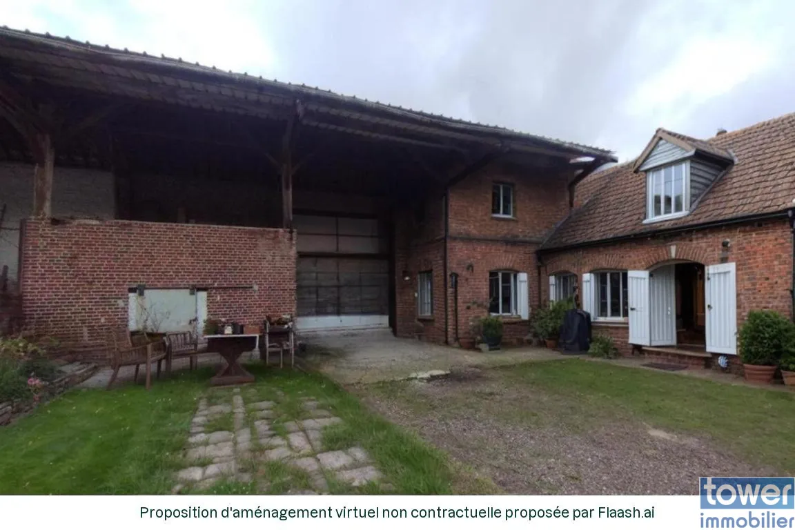 Maison familiale à rénover avec dépendances à Suzoy 60400 