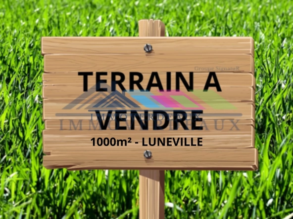 Terrain constructible centre-ville de Lunéville - 1000m²
