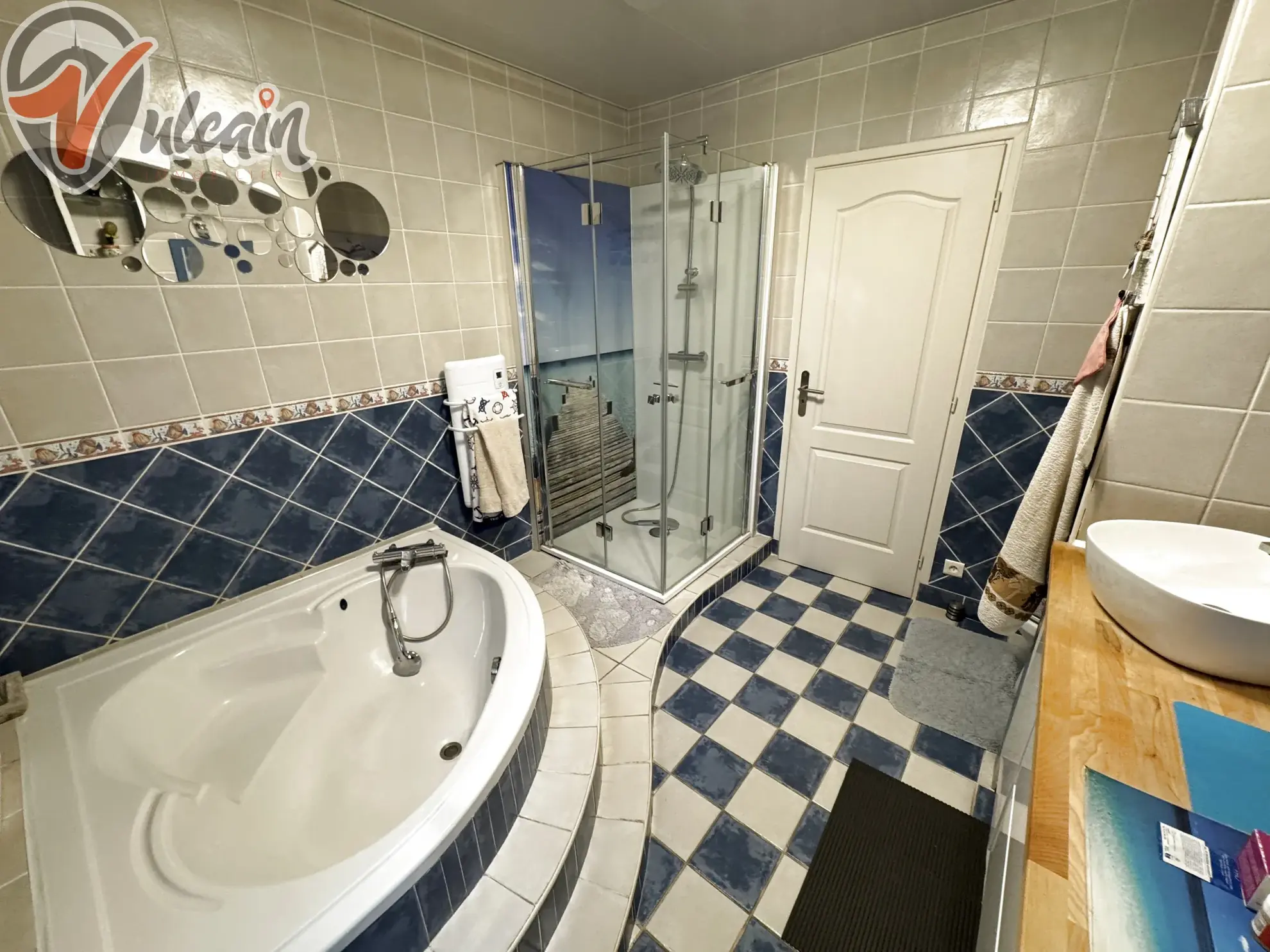 A vendre maison plain-pied avec grand jardin à Trezoux, vue sur la Chaîne des Puys 